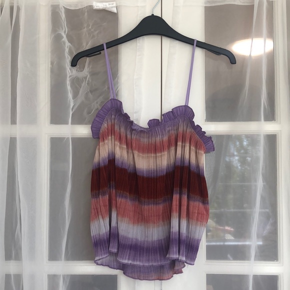 NWT Madewell Colorful Ombré Top XS $45 - Picture 5 of 7